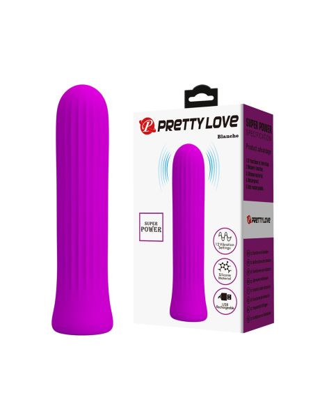 Міні-вібратор PRETTY LOVE Blanche фуксія, 10 х 2 см