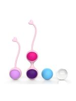 Набір вагінальних кульок Every Night Toys Lorinda рожевий з різнокольоровими кульками