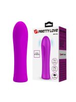 Міні-вібратор PRETTY LOVE Alfreda 12 режимів, рожевий, 10.2 х 2.6 см