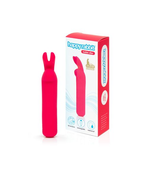 Міні вібратор Happy Rabbit Rechargeable Bullet Pink
