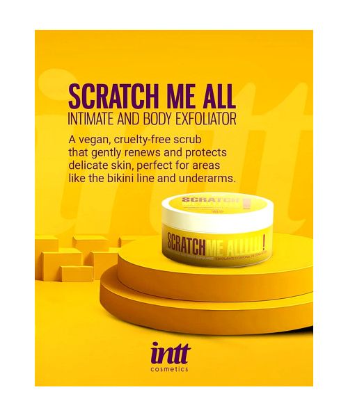 Скраб для тела Intt SCRATCH ME ALLLL! гель с микросферами, 100 мл