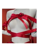 Фіксатор бондаж з бантом для верхньої частини тіла UPKO Bowknot, червоний