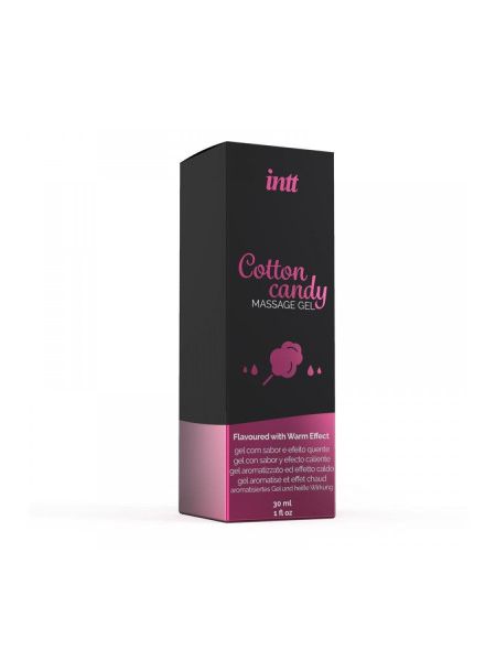 Їстівний масажний гель для інтимних зон Intt Cotton Candy (30 мл)