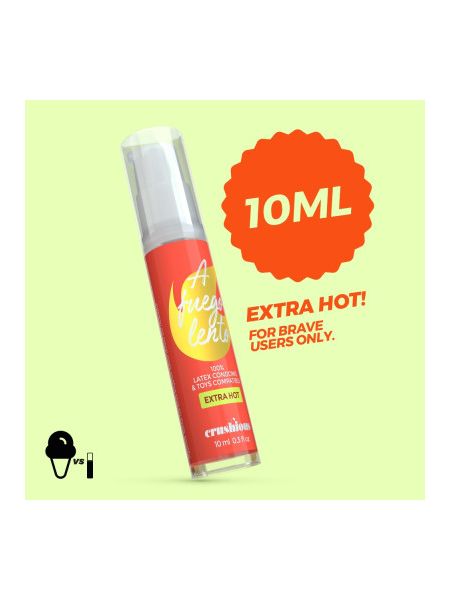 Зігріваючий лубрикант Crushious Extra Hot, 10 мл