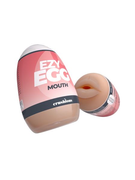Мастурбатор-яйце, рот CRUSHIOUS EZY EGG THE Mouth, реалістичний