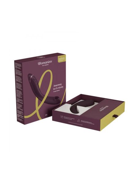 Вібратор для точки G c вакуумною стимуляцією Womanizer OG Aubergine