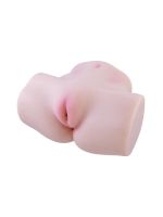 Мастурбатор із 2 тунелями NMC Life Like Masturbator із силікону, 13.9 см