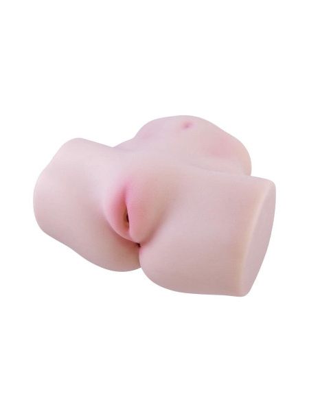 Мастурбатор із 2 тунелями NMC Life Like Masturbator із силікону, 13.9 см