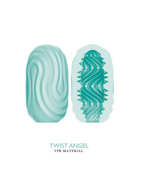 Мастурбатор Pretty Love Twist Angel Cupid X Egg у колбі, м'ятний