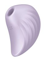 Вакуумний стимулятор Satisfyer Pearl Diver для клітора, з вібрацією, фіолетовий.