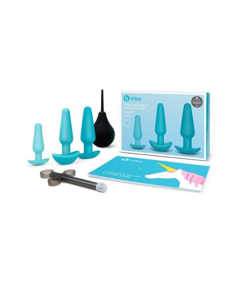 Набір для анального сексу B-Vibe Anal Training 7 предметів, синій