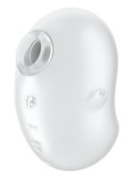 Вакуумний вібратор стимулятор Satisfyer Cutie Ghost білий, 9.1 см