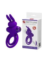 Ерекційне кільце PRETTY LOVE Penis Ring подвійним кільцем, фіолет