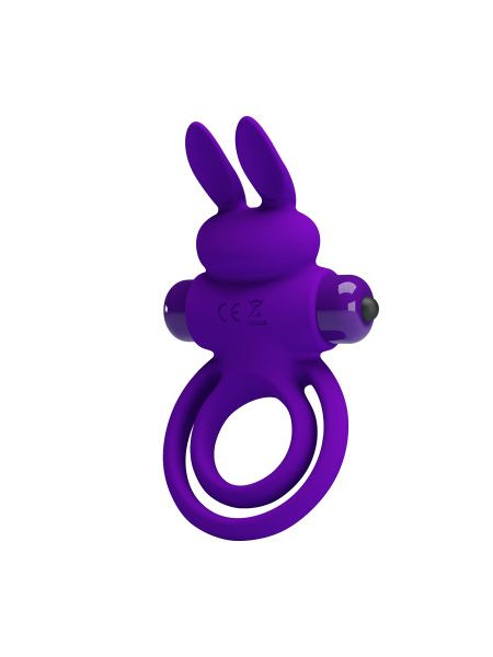Ерекційне кільце PRETTY LOVE Penis Ring подвійним кільцем, фіолет