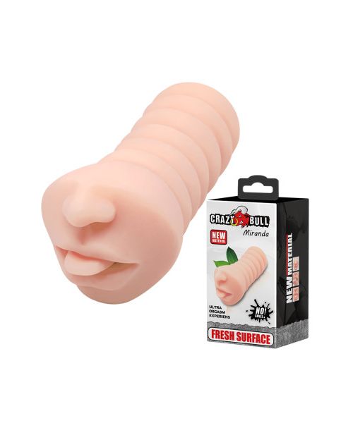 Мастурбатор рот реалістичний CRAZY BULL Miranda, 16,6 × 7,5 см