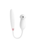 Вібратор подвійний білий Elva Dual Purpose (white)