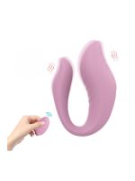 Вібратор для пар Every Night Toys Cosima з дистанційним керуванням, рожевий, 10 режимів