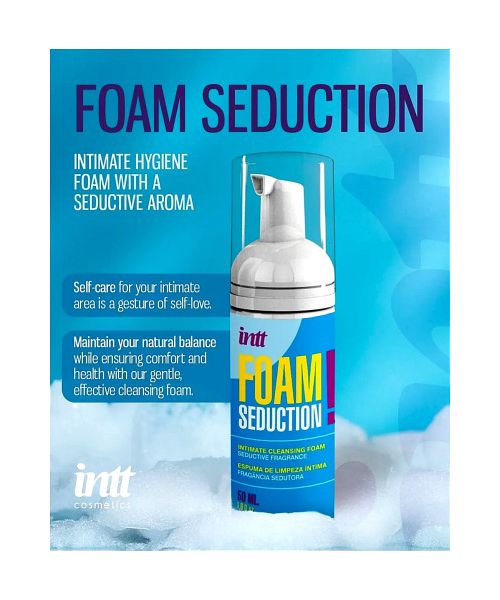 Пена для интимной гигиены Intt FOAM SEDUCTION! унисекс, с ароматом, 50 мл