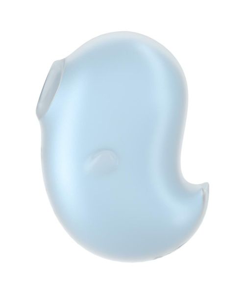 Вібратор вакуумний стимулятор Satisfyer Cutie Ghost блакитний, 9.1 см