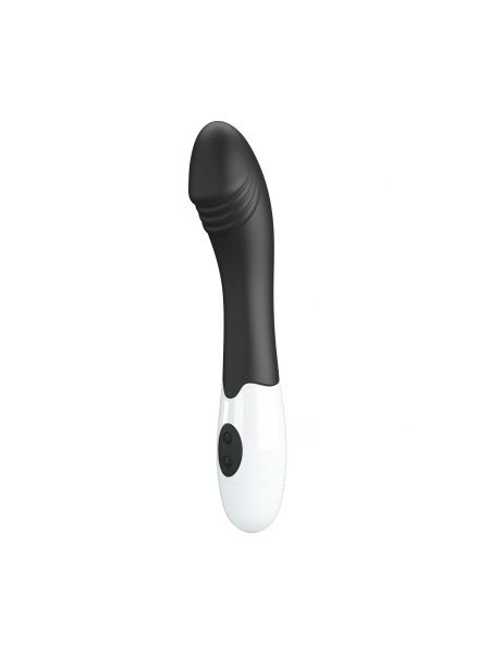 Вібратор для точки G Pretty Love Elemental Vibrator чорний, 19 х 3.2 см