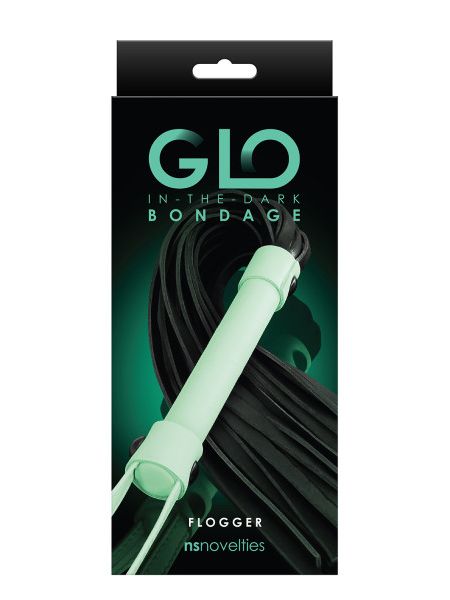 Флогер світиться NS Novelties GLO BONDAGE FLOGGER