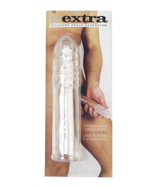 Насадка, що подовжує Seven Creations Lidl Extra Silicone Penis Extension прозора