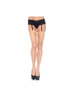 Панчохи капронові Leg Avenue Nylon Fishnet Thigh Highs O/S