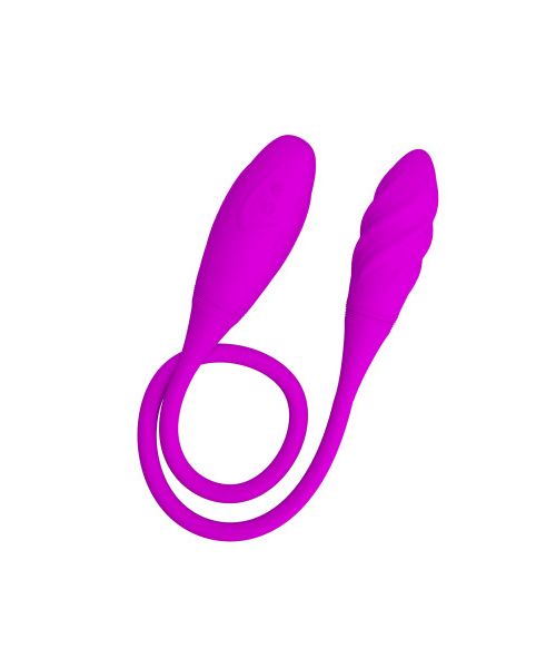 Двосторонній вібратор PRETTY LOVE Snaky Vibe, фіолетовий
