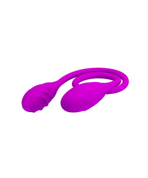 Двосторонній вібратор PRETTY LOVE Snaky Vibe, фіолетовий