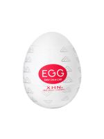 Мастурбатор-яйце з рельєфом XHN STAIR Egg Easy Ona-Cap, білий, 52 × 68 мм