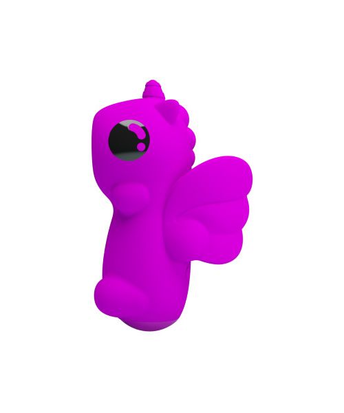 Стимулятор для клітора Pretty Love Magic Unicorn на палець, фуксія, 7.5 см