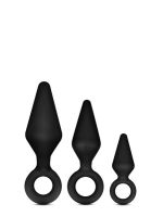 Набір анальних пробок LUXE WEARABLE NIGHT Rimmer Kit BLACK