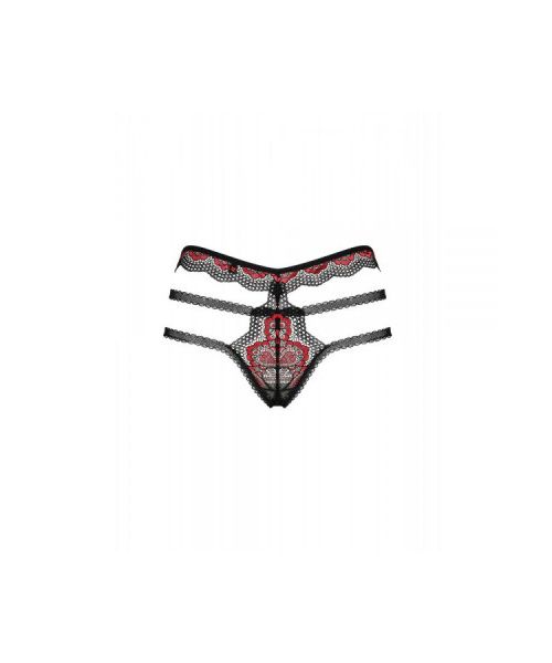 Трусики Obsessive Megies panties black L / XL
