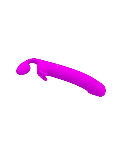 Вібрострапон безременний Pretty Love Zanini жіночий, з кліторальною пульсацією, 28.3 х 4 см